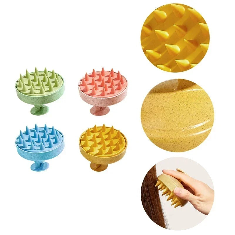 Escova de Massagem Para o Couro Cabeludo
