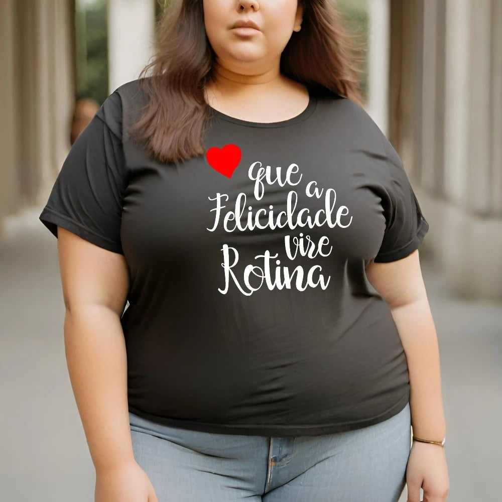 Camiseta Feminina Estampada Gilin